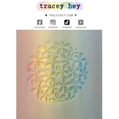 Tracey Hey Stencil -  Circle Blooms II